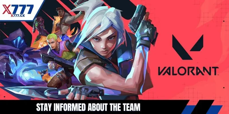 Stay informed about the team