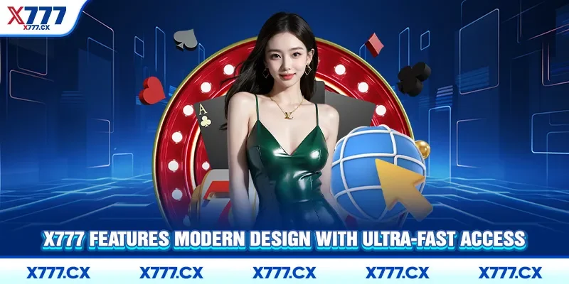 X777 features modern design with ultra-fast access